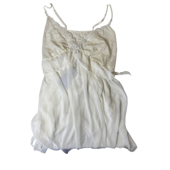 Simply Vera Vera Wang‎ 3X White Lace Trimmed Slip Dress Lounge Sleep - Picture 7 of 7
